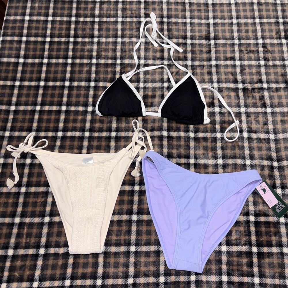 Bikini Set Bundle S 4-6 Wild Fable Mix Match Top Bottoms NWT Read
